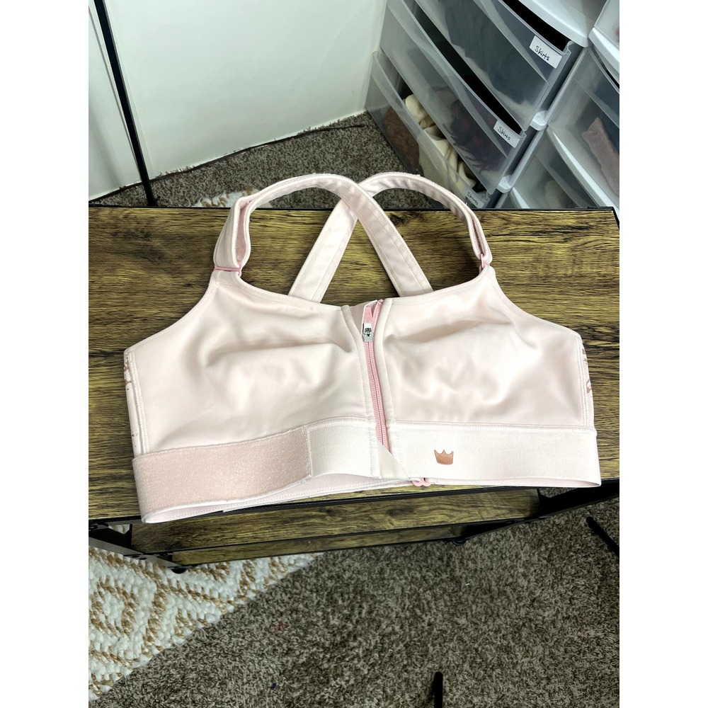SHEFIT 1 luxe adjustable sports bra pink